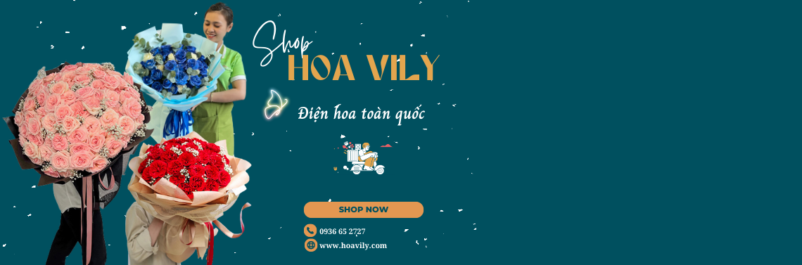 Banner Hoa Vily - Điện hoa toàn quốc