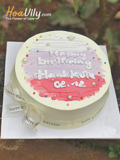 Bánh kem sinh nhật - Đa sắc màu