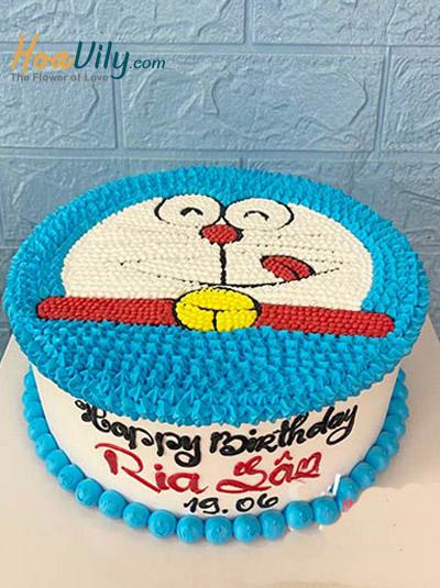 Bánh kem sinh nhật - Doraemon nhí nhảnh