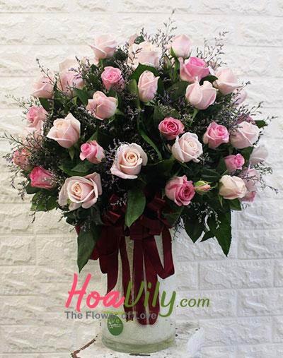 Bình hoa chúc mừng- Tươi đẹp