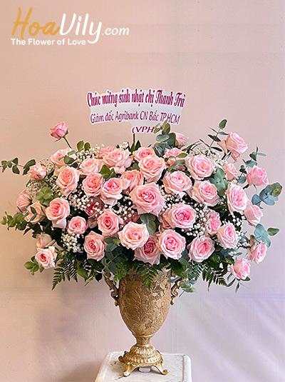 Bình hoa chúc mừng - Tuyệt sắc giai nhân