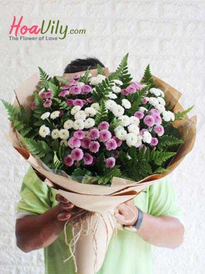 Bó cúc calimero - Gọi yêu thương