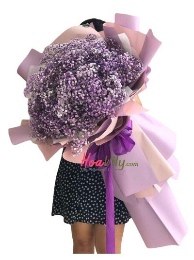 Bó hoa baby tím  - Điều lãng mạn