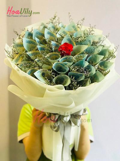 Bó hoa bằng tiền - Dành tặng em