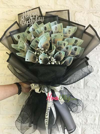 Bó hoa bằng tiền - Món quà bất ngờ