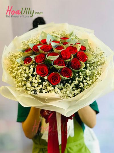 Bó hoa bằng tiền - Tấm lòng thành