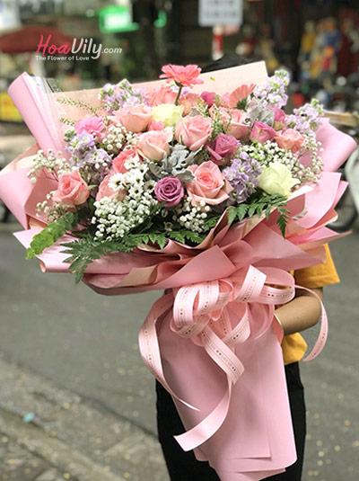 Bó hoa chúc mừng - Have a nice day