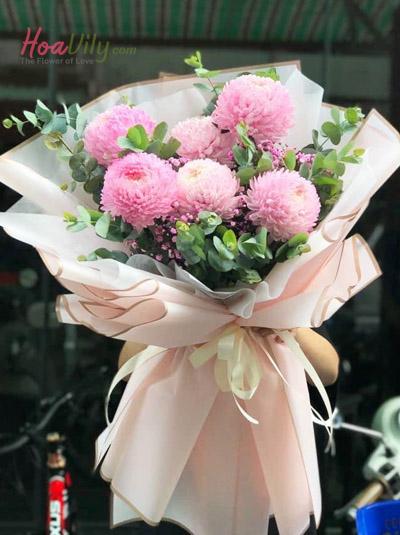 Bó hoa cúc mẫu đơn - Điều tôi yêu