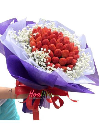 Bó hoa dâu tây - Ngọt ngào