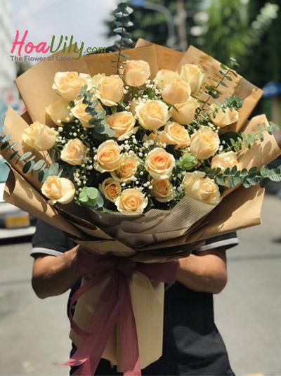 Bó hoa hồng sinh nhật - Luôn bên em