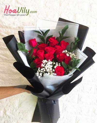 Bó hoa hồng tặng sinh nhật