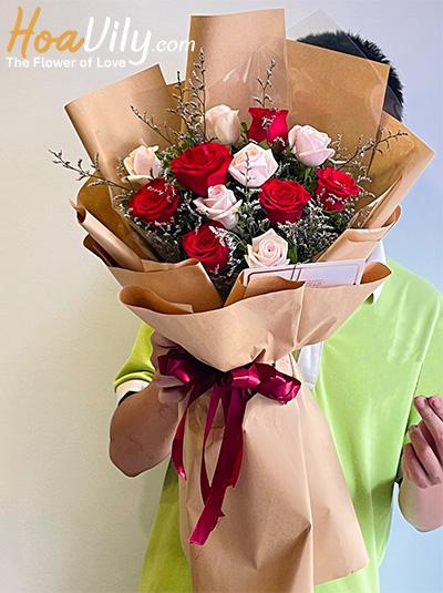 Bó hoa hồng xinh - Tình ca ngọt ngào