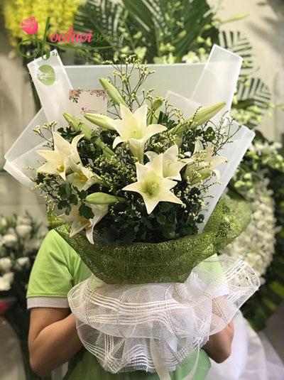 Bó hoa loa kèn- Nhớ về Hà Nội