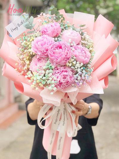 Bó hoa mẫu đơn - Bảy ngày đợi mong