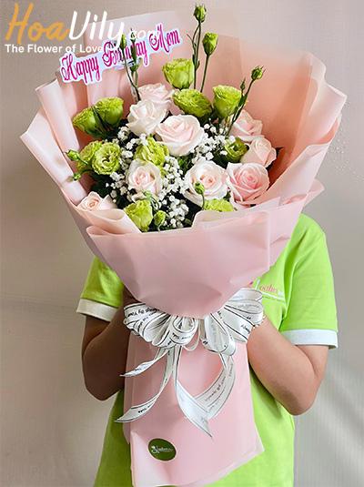 Bó hoa sinh nhật - Hạnh phúc vẹn tròn