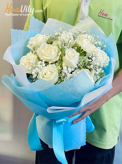 Bó hoa sinh nhật - Yêu thương đong đầy