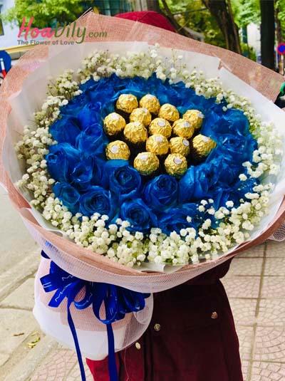 Bó hoa tình yêu ngọt ngào vĩnh củu