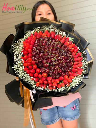 Bó hoa trái cây cherry - Vị dịu ngọt