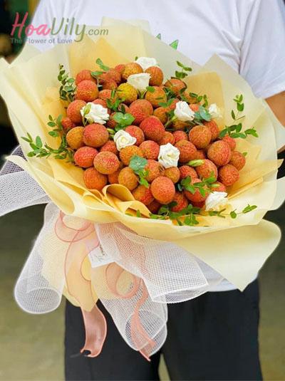 Bó hoa vải thiểu- Big suprise