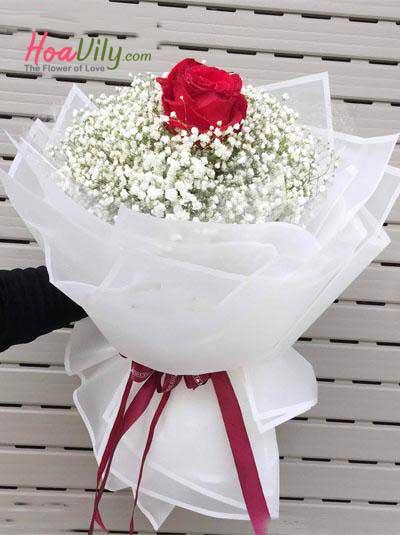 Bó hồng baby- Chỉ vì yêu