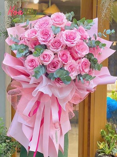 Bó hồng Ecuador  - Pink love