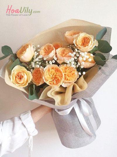 Bó hồng Juliet xinh xắn