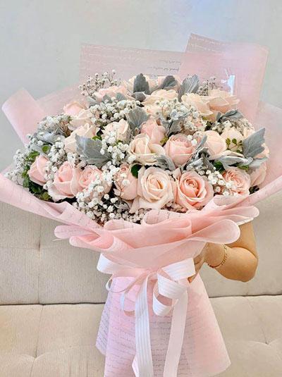 Bó hồng pastel  - Sự sang trọng