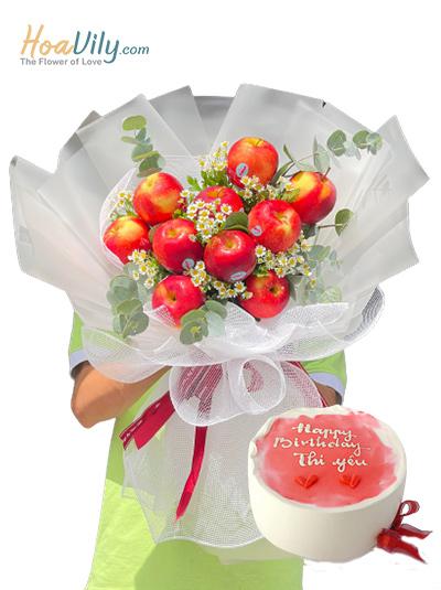 Combo hoa và bánh kem - Luôn yêu đời