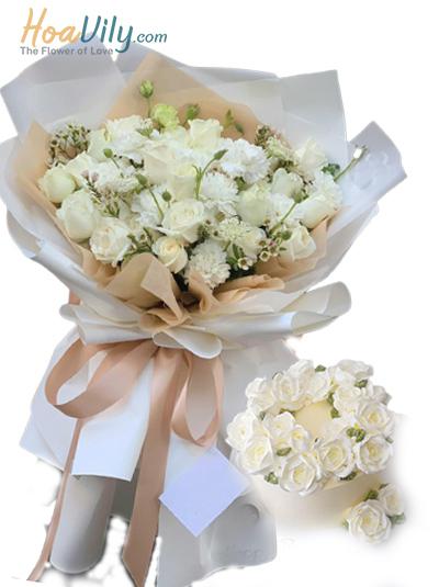 Combo hoa và bánh kem - Thanh lịch