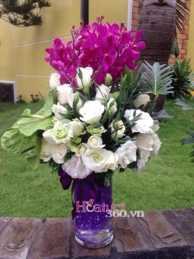 HOA CẮM BÌNH 24_HOA TƯƠI 360