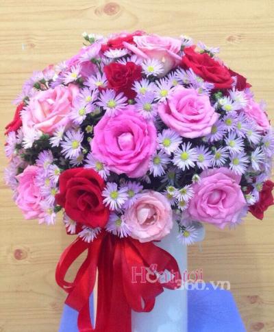HOA CẮM BÌNH 25_HOA TƯƠI 360