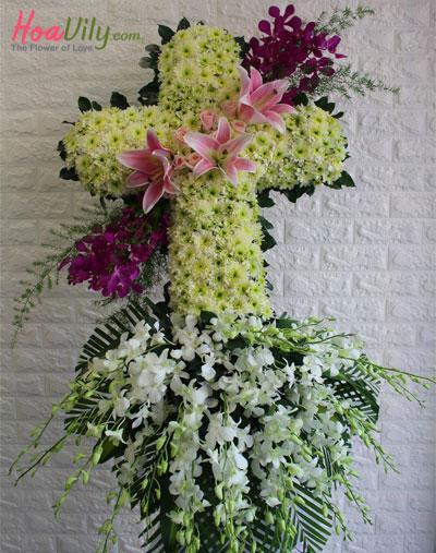 Hoa chia buồn thánh giá
