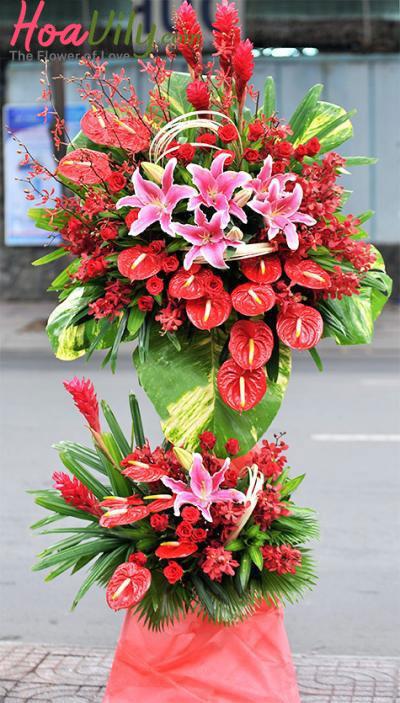 Hoa khai trương - Mạnh mẽ tiến bước