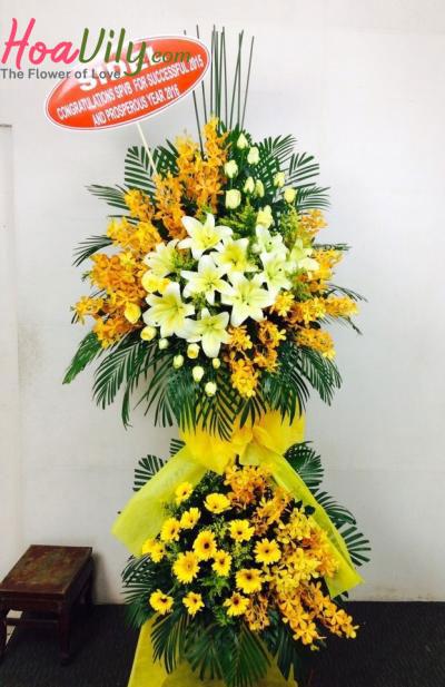 Hoa khai trương