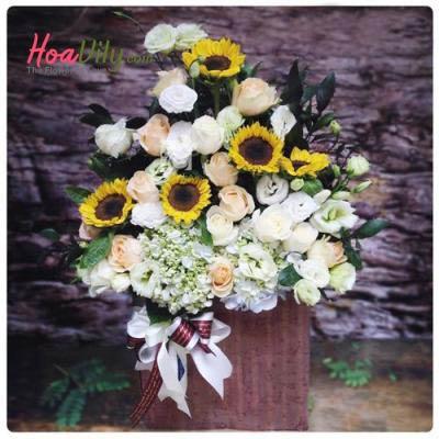 Hộp hoa Chúc mừng sinh nhật