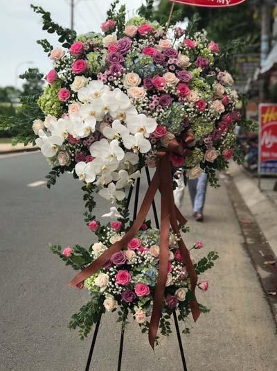 Kệ hoa chúc mừng - Đại phát hồng phát