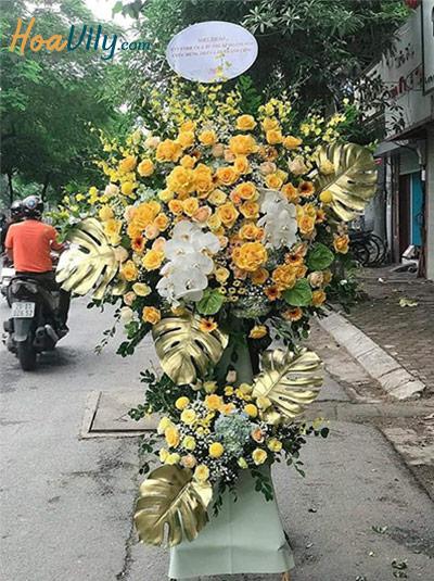 Kệ hoa khai trương - Huy hoàng