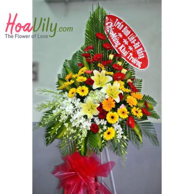 Kệ hoa khai trương Phát Tài-hoavily