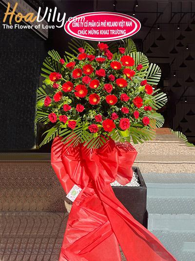 Kệ hoa khai trương - Quanh năm phát tài