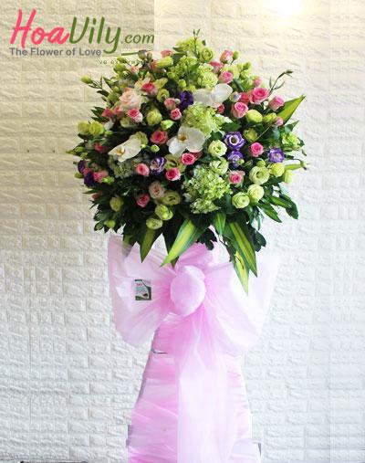 Kệ Hoa mừng tất niên sang trọng