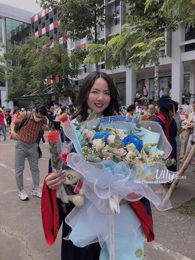 11+ mẫu bó hoa tặng tốt nghiệp đại học đẹp, rẻ chỉ từ 250K