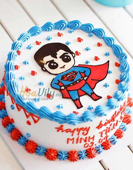 Bánh kem siêu nhân Superman