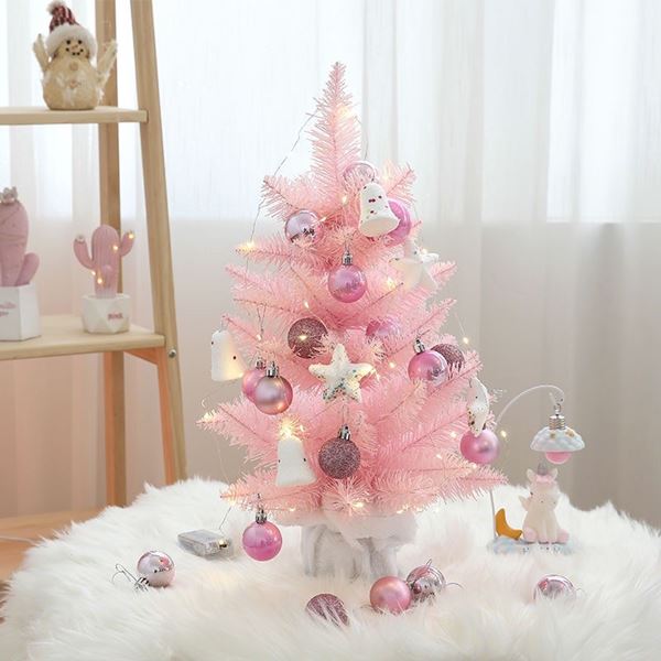Trang trí cây Noel mini ở phòng ngủ