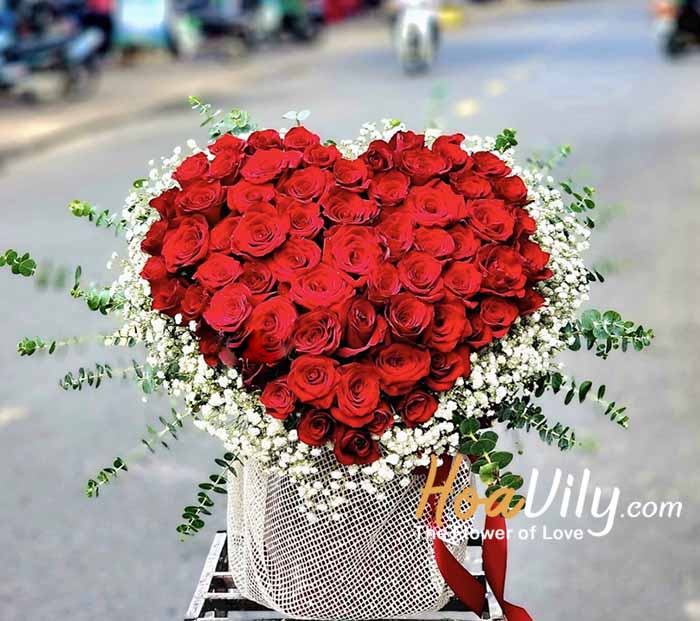 Mẫu hoa giỏ 8-3 kết hợp tuyệt đẹp