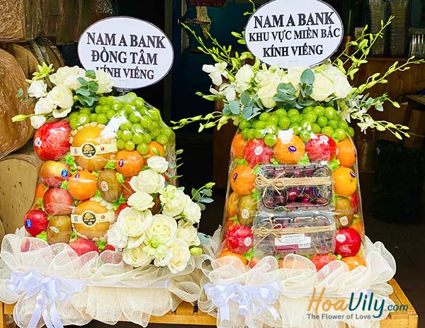 Giỏ trái cây - Kính viếng trang nghiêm