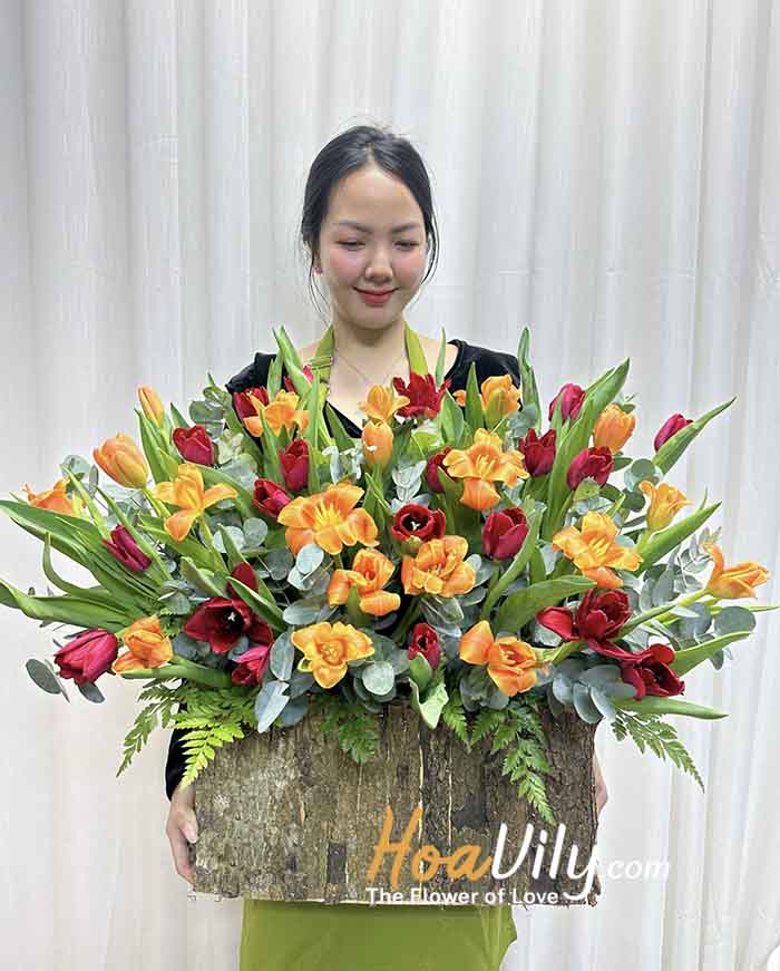 Hộp hoa 8/3 đẹp
