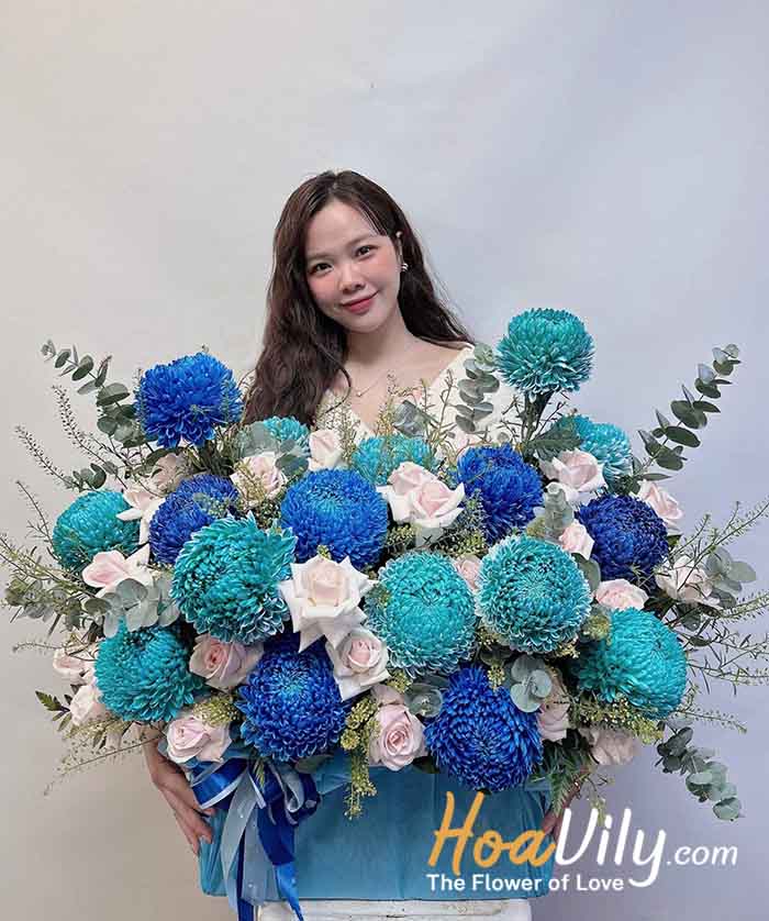 Lẵng hoa 8/3