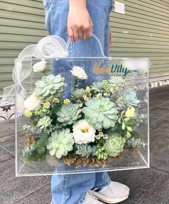 Xu hướng cắm hoa kết hợp cảnh quan thiên nhiên