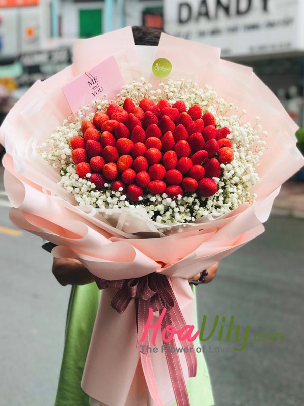 Bó hoa baby hồng - Thay lời muốn nói