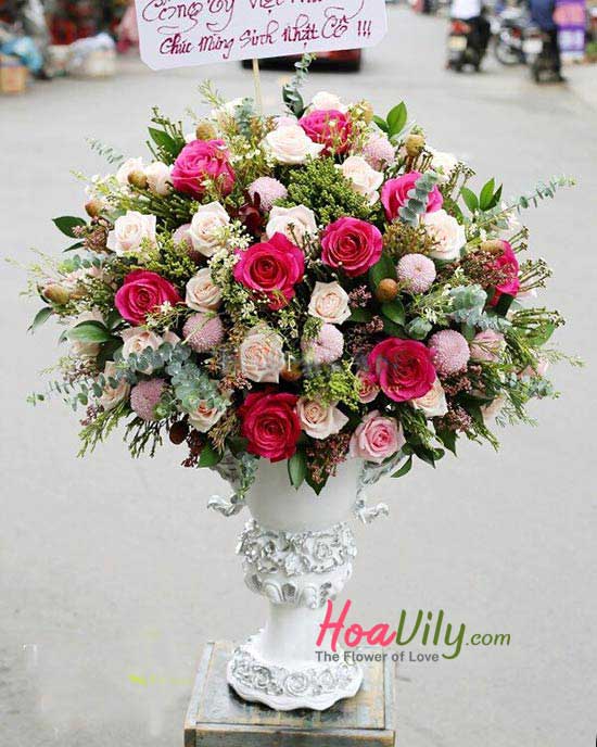 Bình hoa chúc mừng - Luxury - Hoavily
